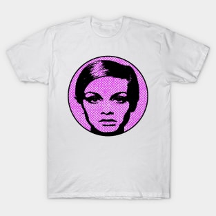 TWIGGY - (Violet Print) T-Shirt